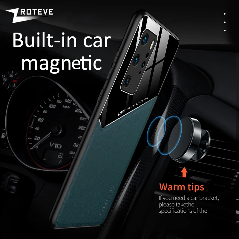 P40 Pro Case Zroteve Coque For Huawei P30 Lite Plus 5G PU Leather Cover P20 2019 Cases | Мобильные телефоны и аксессуары