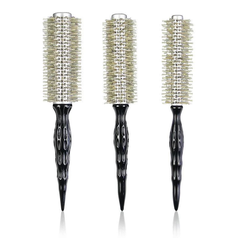 

Round Hair Brush Quiff Roller Convenient Curling Roll Hair Brush Vent Brush for Women and Men HJL2019