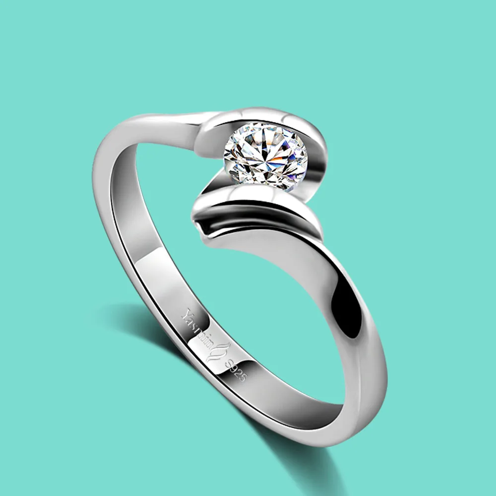 Оригинальное кольцо из серебра 925 для женщин с AAA кубический циркон инкрустация 8