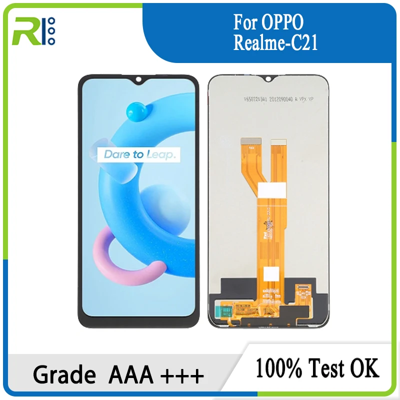 

Оригинальный сенсорный ЖК-дисплей 6,5 дюйма для Realme C21 RMX3201, дигитайзер, монтаж, эргономичный станок
