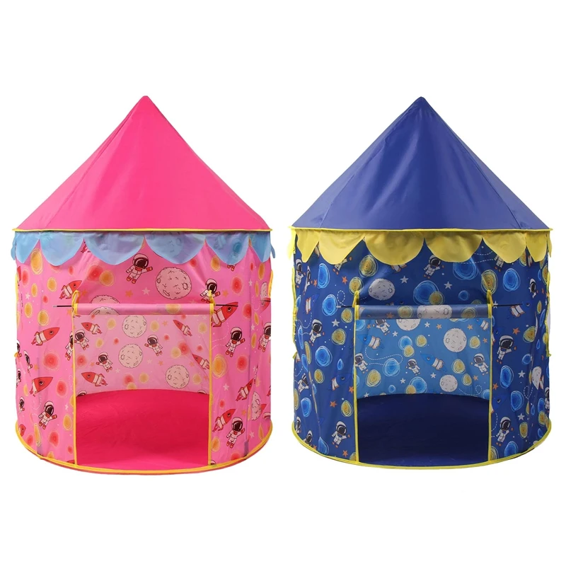 

FBIL-Baby Children Castle Playhouse Indoor Outdoor Home Bedroom Hut Toy Portable Ball Pool Game House Kids Play Tent