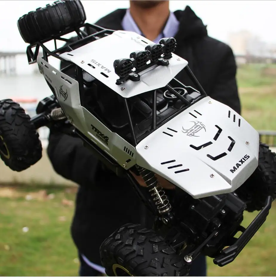 37 см RC автомобиль 1:12 4WD 2 4 ГГц альпинистский 4x4 двойные двигатели Bigfoot