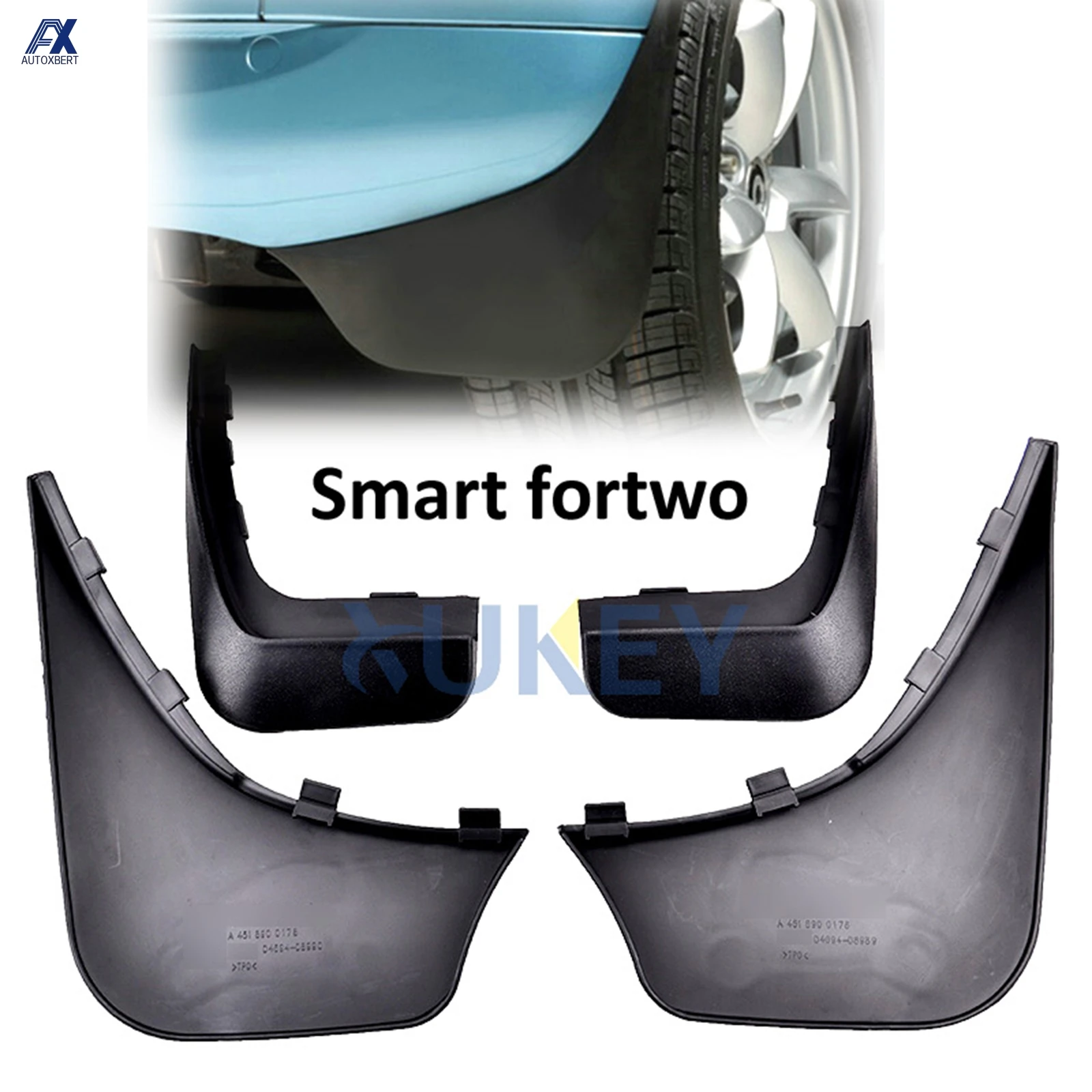 

Брызговик для Smart fortwo coupe convertible A451 C451 2008-2014, переднее и заднее крыло, брызговик для грязевого клапана 2009 2010 2011 2012 13