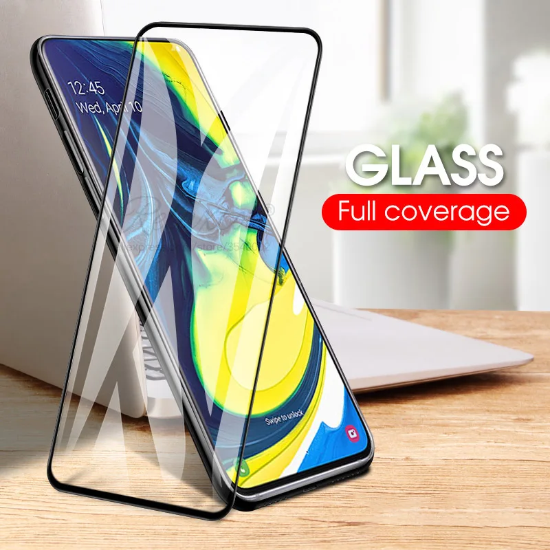 9D полное покрытие из закаленного стекла для samsung galaxy a 80 A90 протектор экрана для samsung sumsung galaxy a 80 a805f защитная пленка