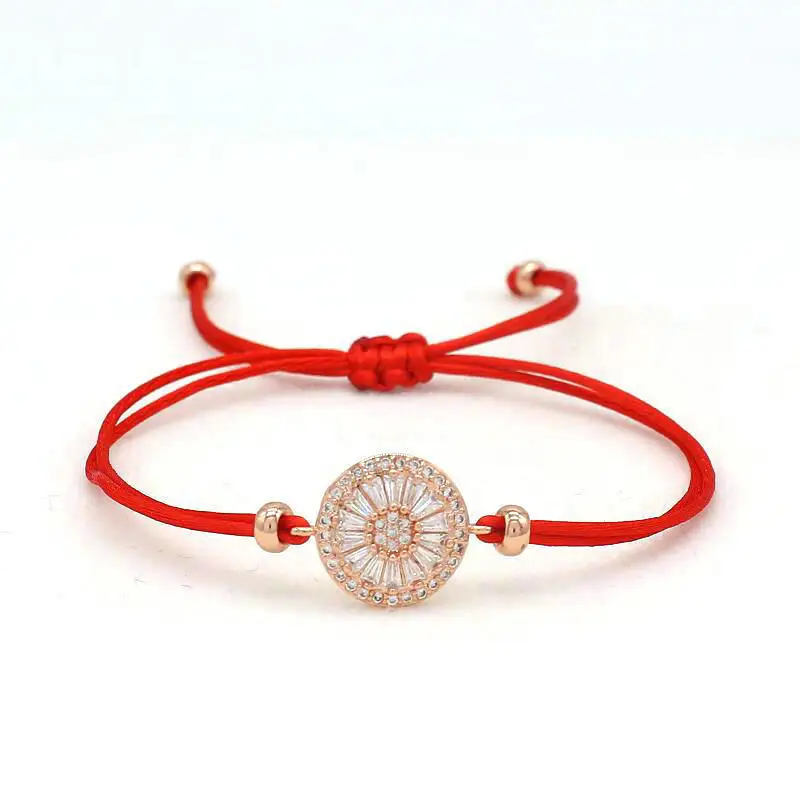 Романтический женский браслет брендовый милый Мишка модный с цирконом на удачу