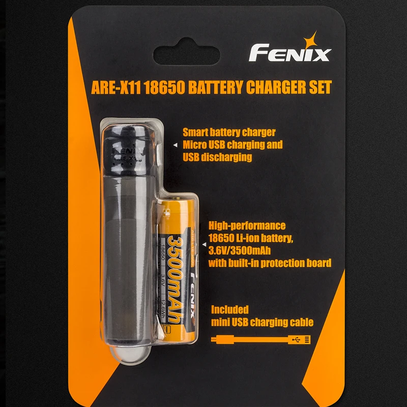 Fenix ARE X11 набор для зарядки порт через комплект Smart Батарея Зарядное устройство 5V USB