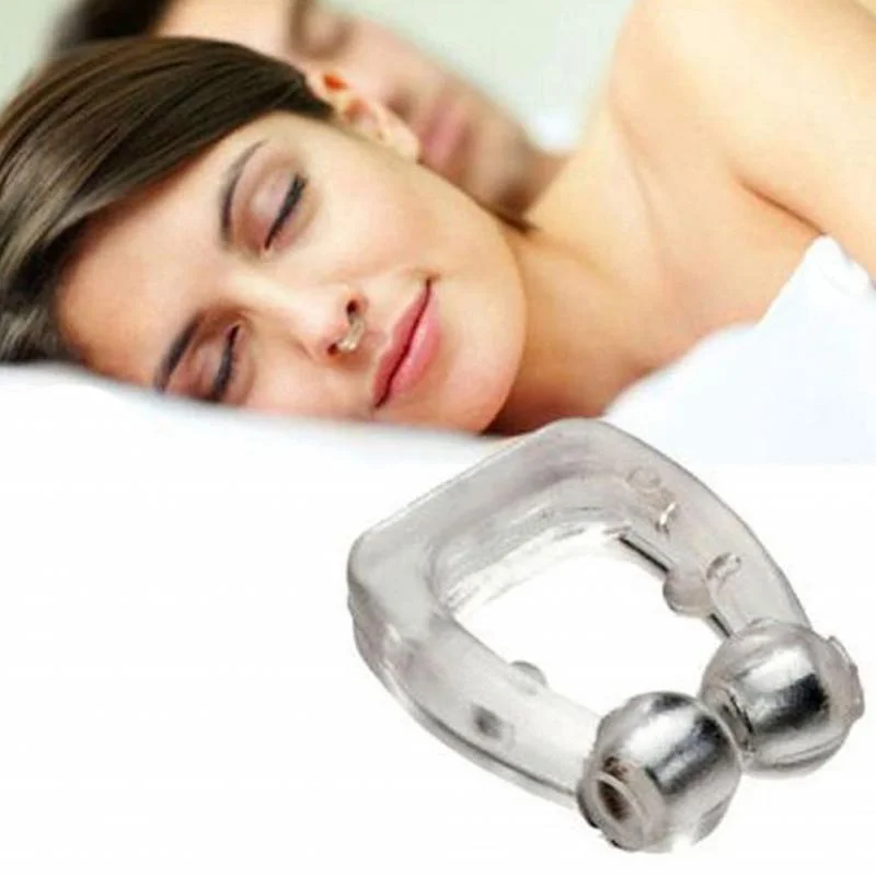 

Portable Silicone Breathe Smooth Sleeping Aid Nose Apnea Guard Shaper Anti Snore Clip Transparent Reusable Safe Face Nose Tool