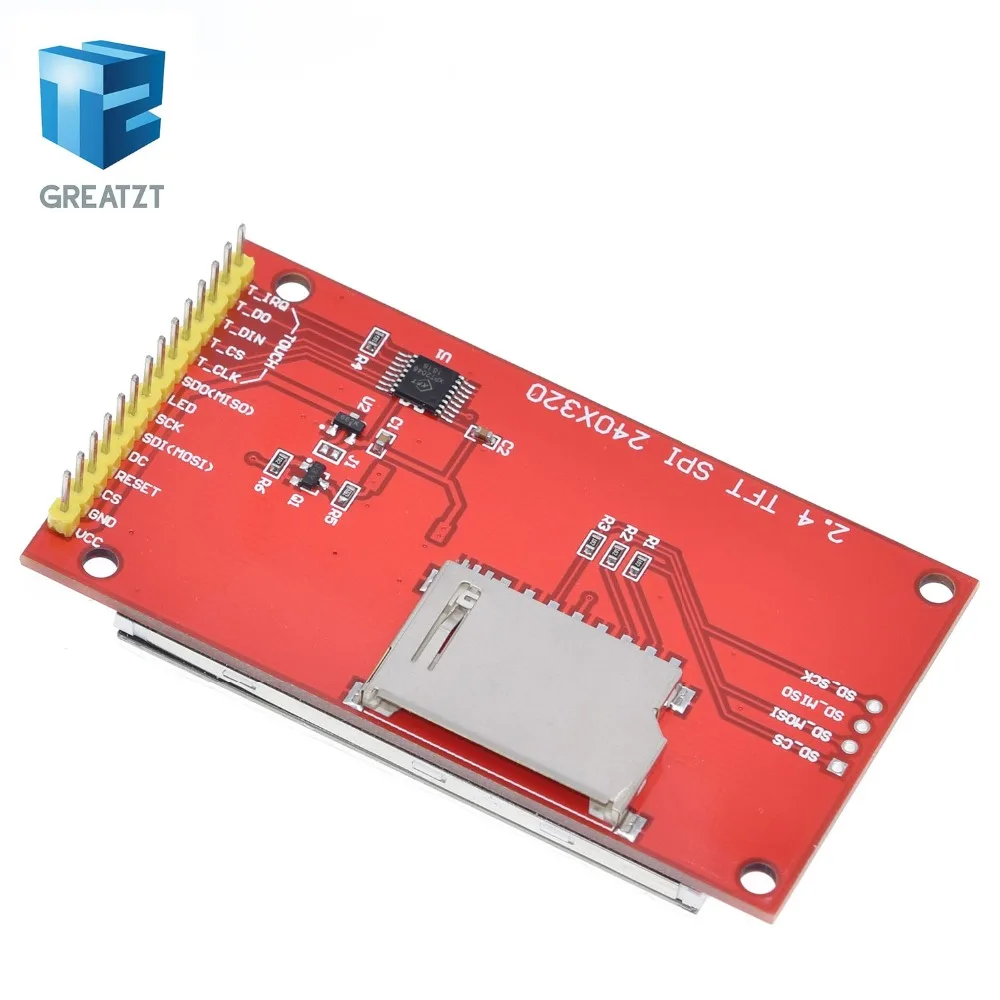 ЖК-модуль TFT 2,4 дюймов TFT ЖК-экран для Arduino UNO R3 плата и поддержка mega 2560 с gif сенсорной ручкой
