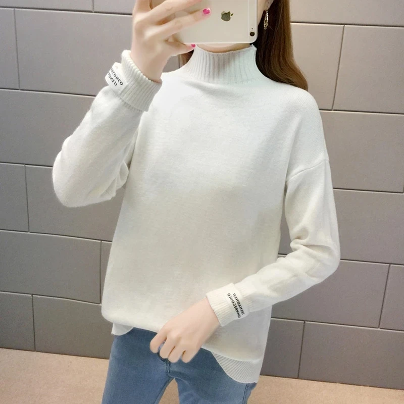 TIGENA Thick Warm Turtleneck Sweater Women 2020 Winter Knitted Pullover Female Long Sleeve Cashmere Jumper Tops | Женская одежда