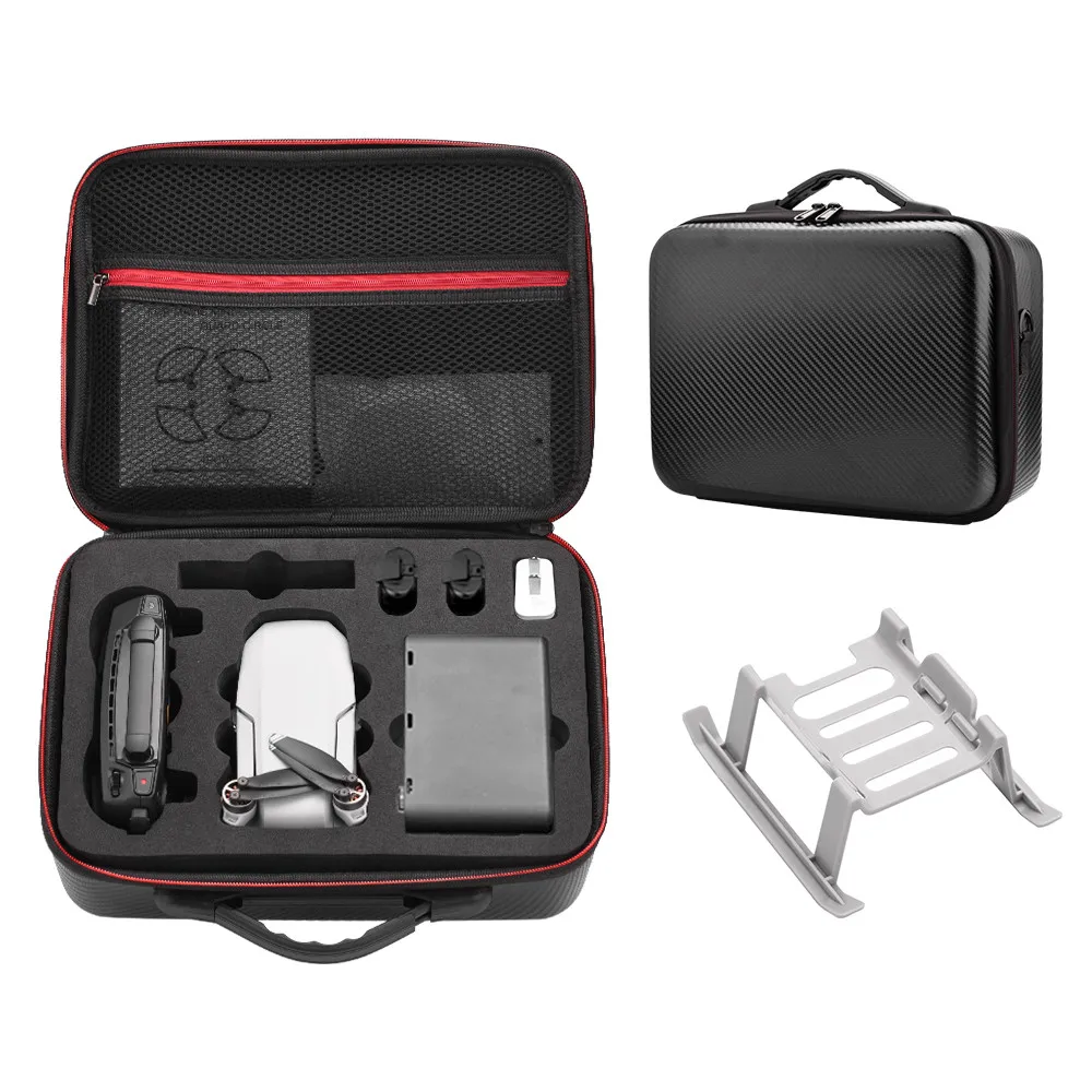 

Waterproof Storage Case Bag + Landing Gear Extensions Leg For Mavic Mini Drone Drone Quadcopter kids toy Folding Propeller#E30