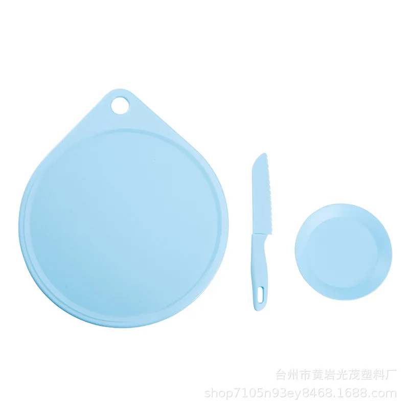 Набор кухонных ножей круглая Нескользящая плотная доска для овощей безопасный