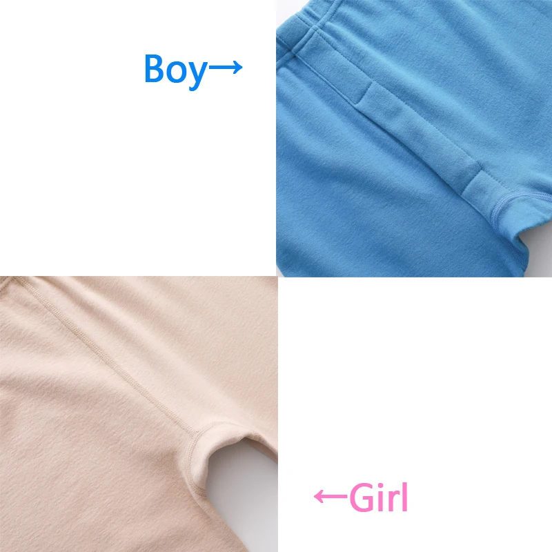 Комплект термобелья для подростков одежда сна мальчиков Штаны девочек осеннее