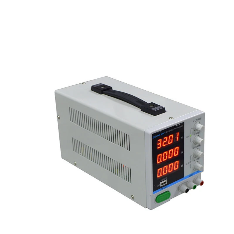 

30V10A LW PS-3010DF power supply high precision 4 LCD display USB charging repair switching laboratory Regulated Power Supply