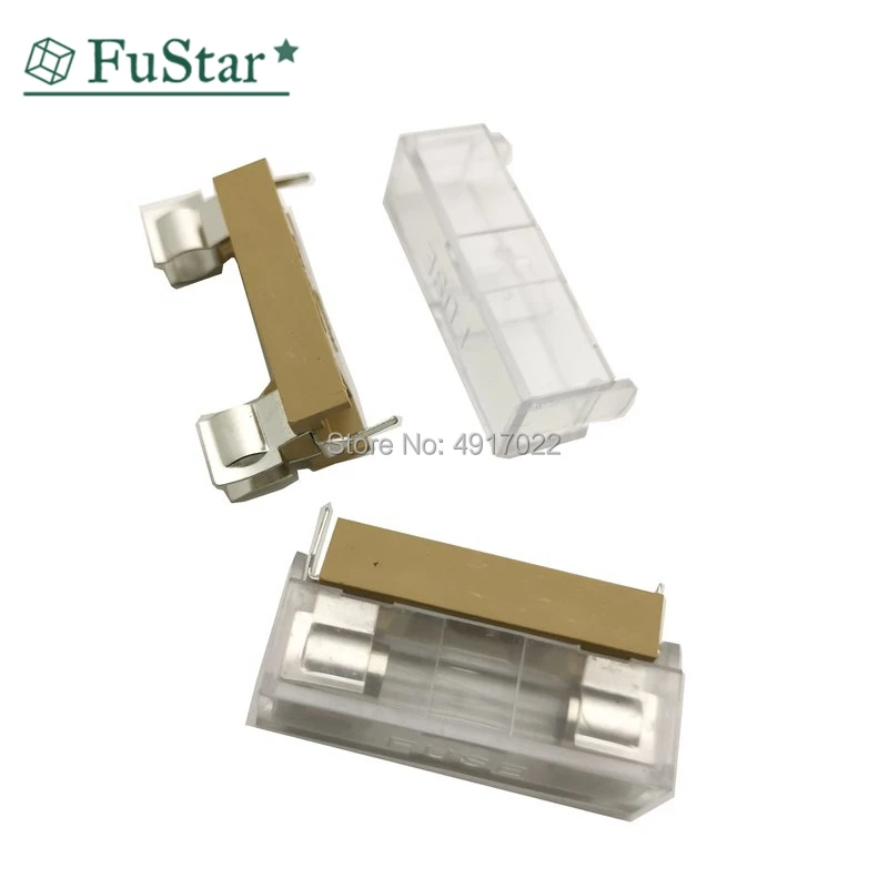 Держатель предохранителя стеклянный 5*20 мм 6*30 прозрачный держатель с блоки