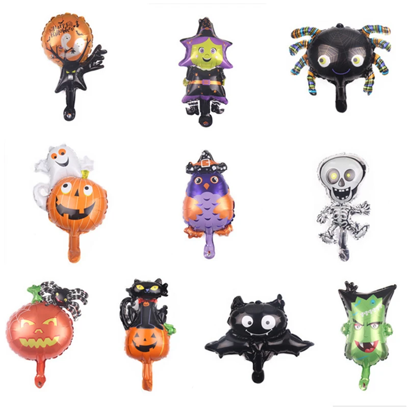 Новый мини Хэллоуин алюминиевые воздушные шары фестиваль Атмосфера тыква