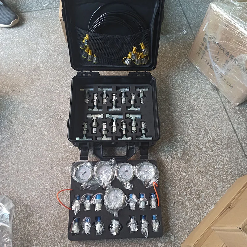 

Excavator Hydraulic Pressure Test Tool Hydraulic Pressure Gauge Kit