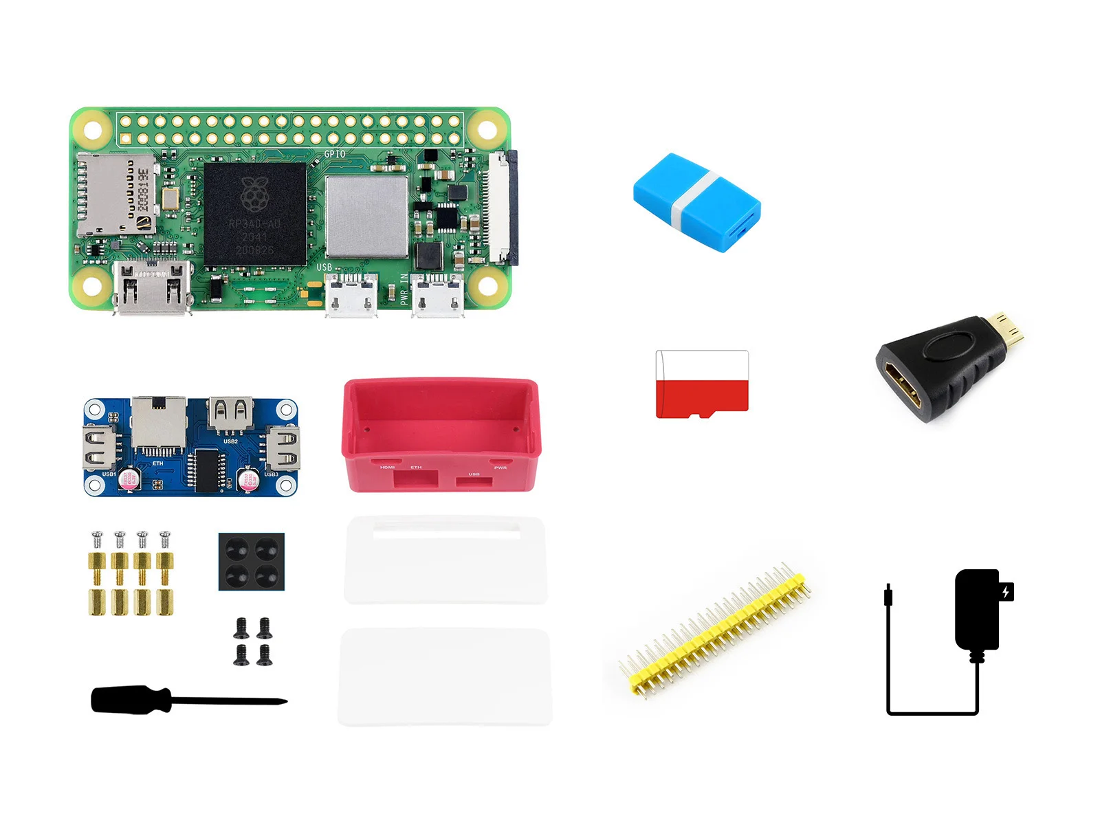 Raspberry Pi наборы от A до H на основе нуля 2 Вт в пять раз быстрее четырехъядерный