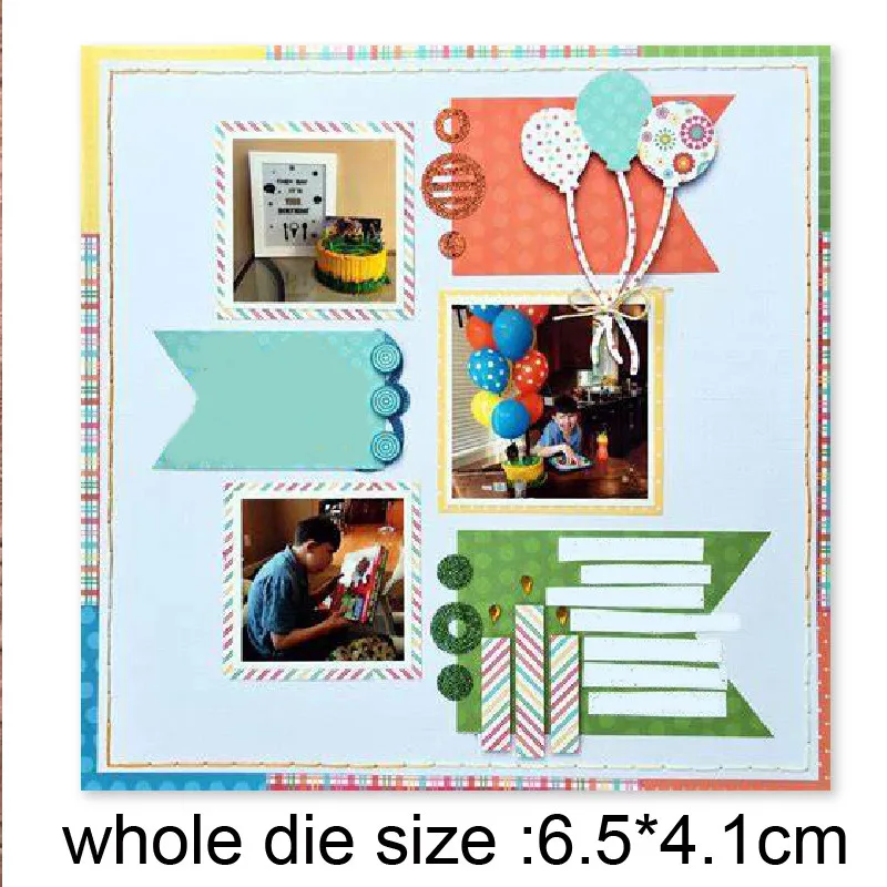 Металлические Вырубные штампы для вечеринки шары рамка скрапбукинга рукоделия