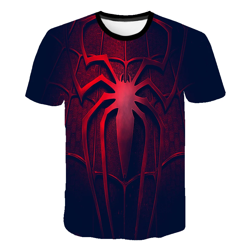 

Spiderman- Children's T-shirt Summer Cartoon Short Sleeve 3DT Boy Baby T-shirt
