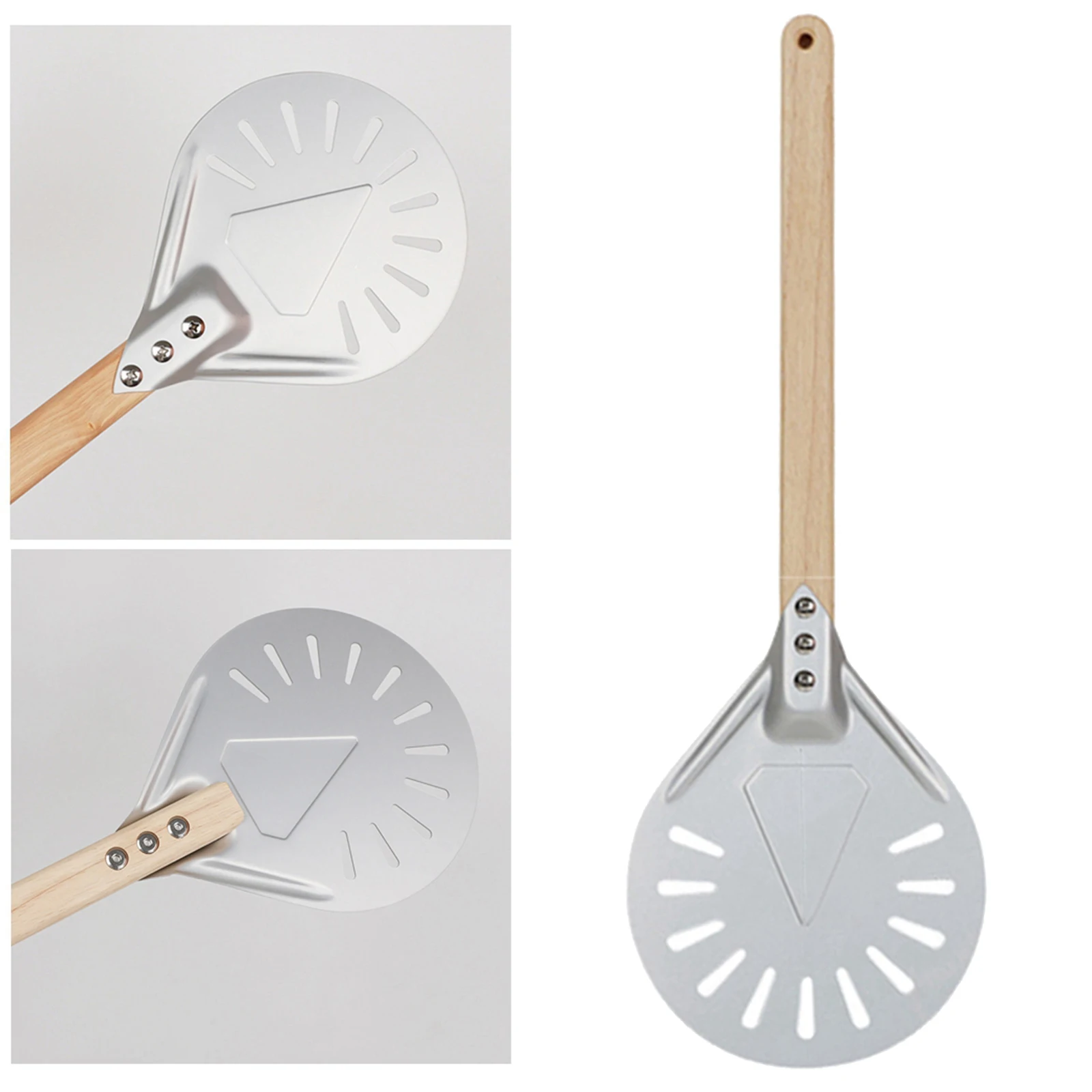 

7/8/9" Premium Aluminum Pizza Peel Metal Pizza Shovel with Foldable Handle