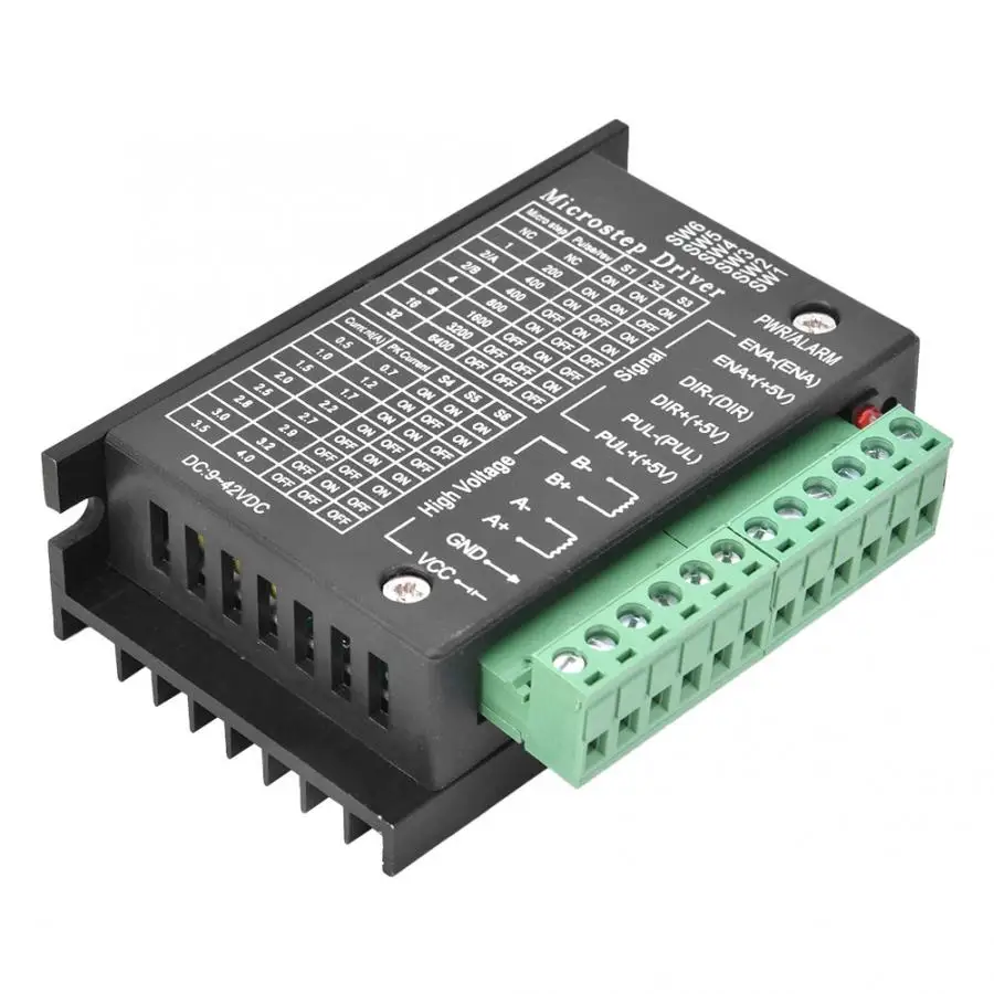 Драйвер шагового двигателя Алюминий высокое Скорость оптической изоляцией TB6600