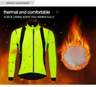 Зимняя велосипедная куртка, флисовая ветровка для мужчин и женщин, ветрозащитная велосипедная одежда, зеленаякраснаячерная, для горного велосипеда, теплая велосипедная куртка
