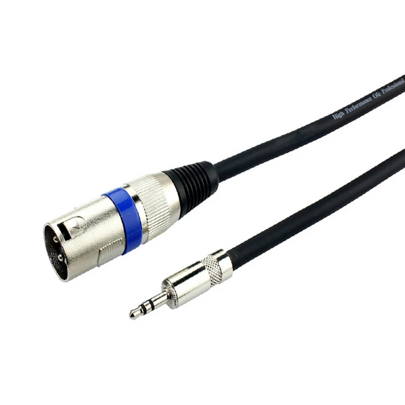 ABGN Горячее предложение XLR 3 5 аудио кабель микрофонный Поворотная карта мм TRS для DV