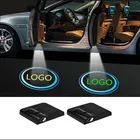 Светодиодный проектор для дверей, 2 шт., для VOLVO XC60, XC90, XC40, S90, S80, S70, S60, S80L, S60L, V60, S40