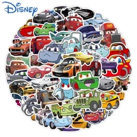 50pcs disney pixar car sticker kawaii lightning mcqueen laptop guitar skateboard luggage helmet waterproof sticker kids toys
