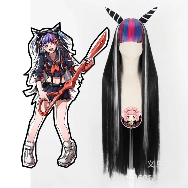 Косплей миоды Ибуки из данганронпа 2 одежда для Хэллоуина синтетического волоса