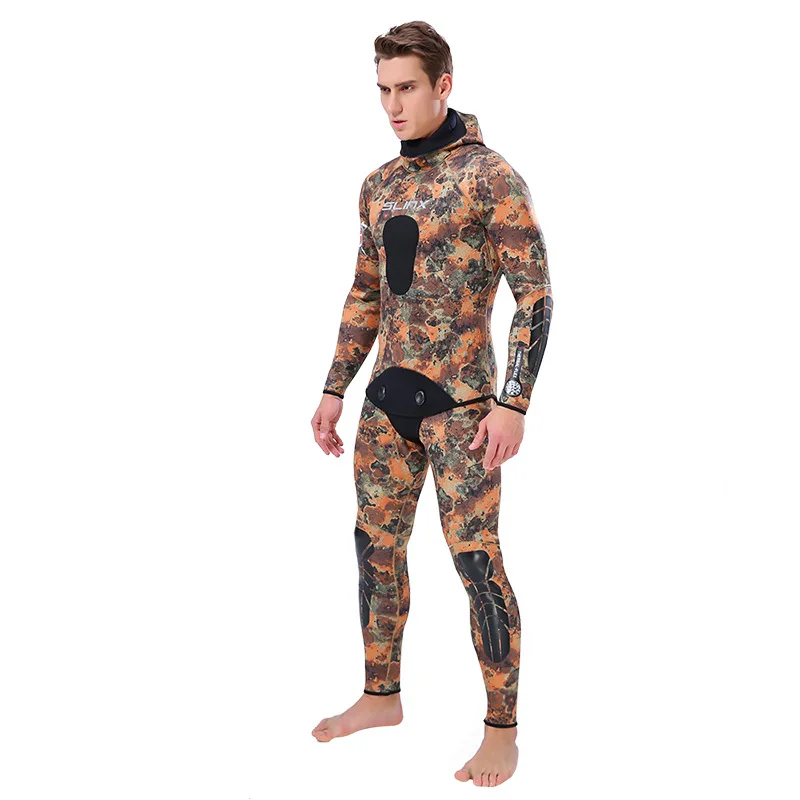 Камуфляжные гидрокостюмы для подводной рыбалки мужские 3 мм Премиум неопреновые