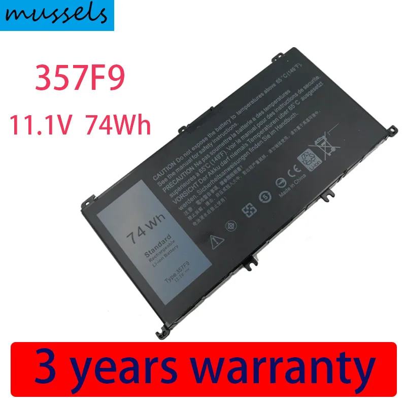 

11,1 V 74WH 357F9 батарея для ноутбука Dell Inspiron 15- 7000 7559 7557 7566 7567 5576 INS15PD-1548B INS15PD-1748B INS15PD-1848B