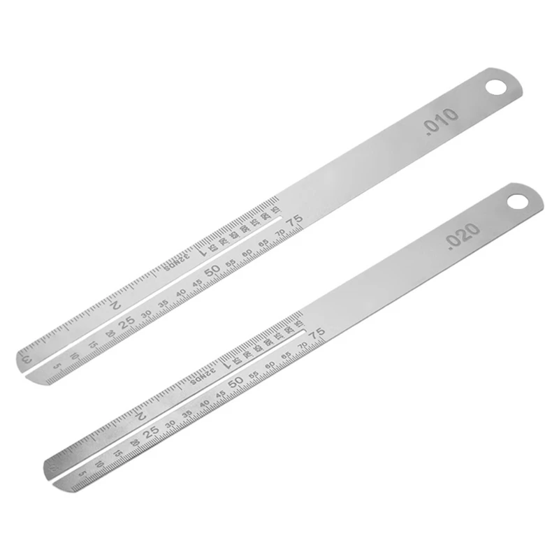 

Guitar Fretboard Protector Fret Puller Stainless Steel Nut Luthier Repair Tools Replacement 0.010/0.020 Inch