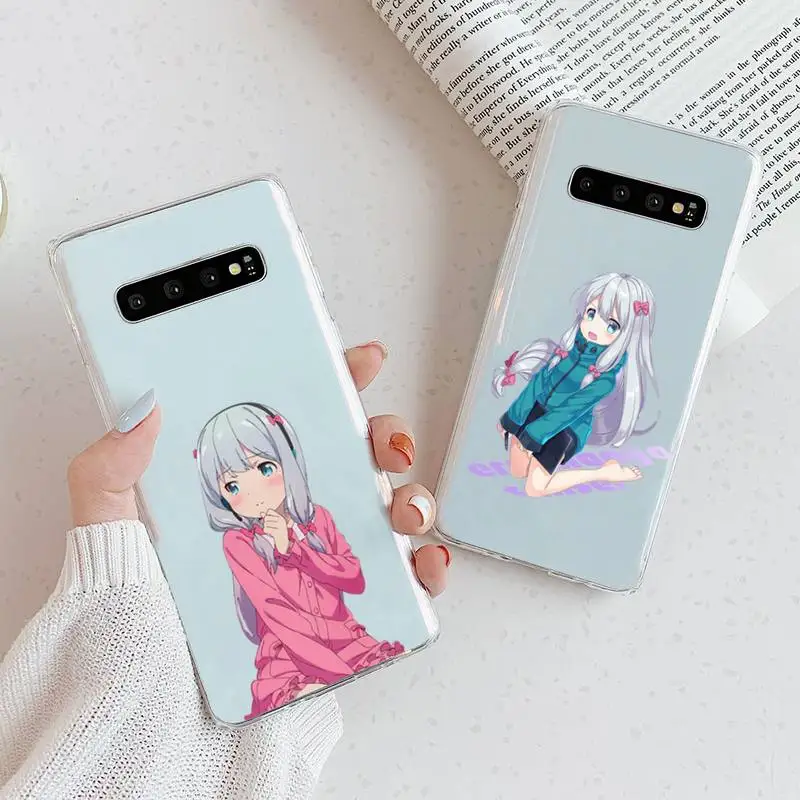 

Izumi Sagiri Japan anime Phone Case Transparent For Samsung Galaxy A S Note 9 10 51 50 71 70 80 20 21 30s ultra plus
