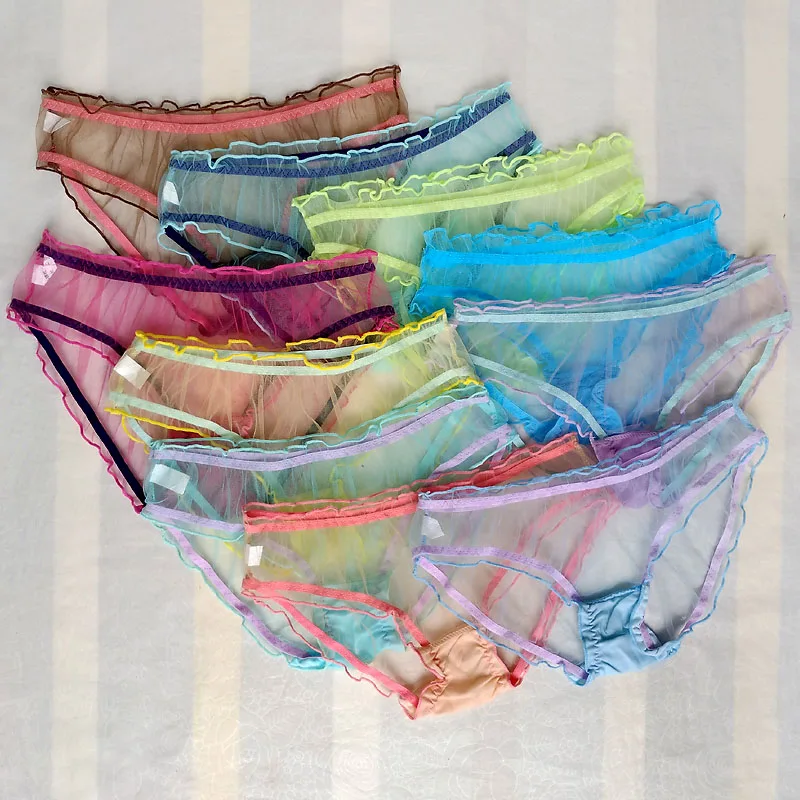 Соблазнительное Прозрачное нижнее белье с низкой посадкой трусики из сетчатой