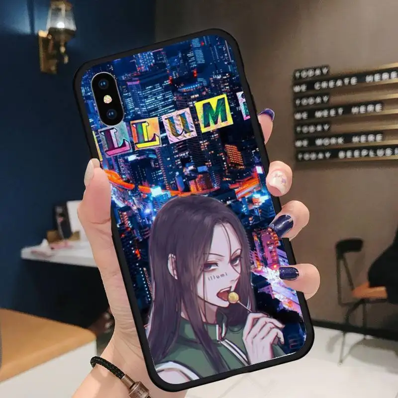 

Illumi Zoldyck anime Hunter X Hunter Phone Case for iPhone 11 12 mini pro XS MAX 8 7 6 6S Plus X 5S SE 2020 XR