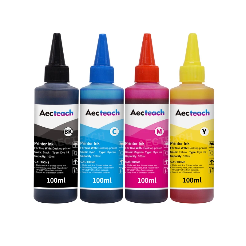 Aecteach new 400ml Universal Refill Ink kit for Epson Canon HP Brother Inkjet Printer CISS Cartridge | Компьютеры и офис