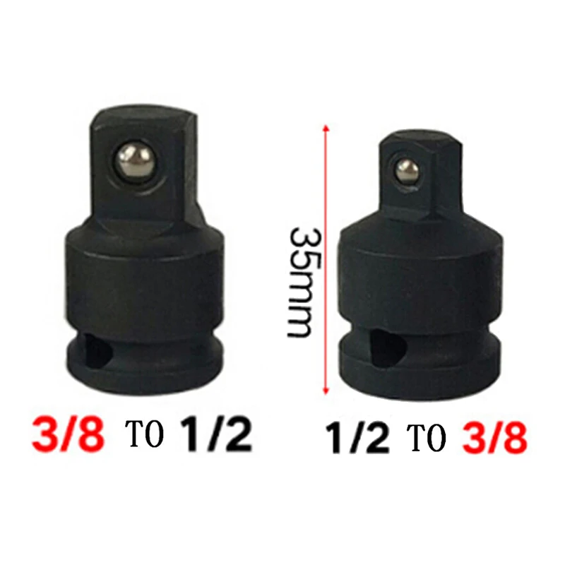 

1PCS 1/2 3/8 Pneumatic Sleeve Adapter Head Adapter Socket Reducer Air Impact*
