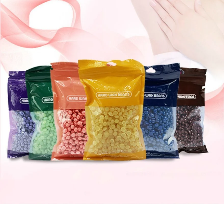 

100g Wax Beans No Strip Depilatory Hot Film Hard Wax Pellet Waxing Face Hair Bikini Removal Wax Beans Hair Removal Cream Wax