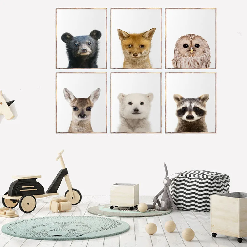 Настенные плакаты в скандинавском стиле живопись на холсте с изображением