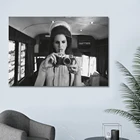 Картина на холсте, печатный модульный плакат, настенный художественный черно-белый портрет персонажей Ланы Дель Рей, HD картины, спальня, домашний декор