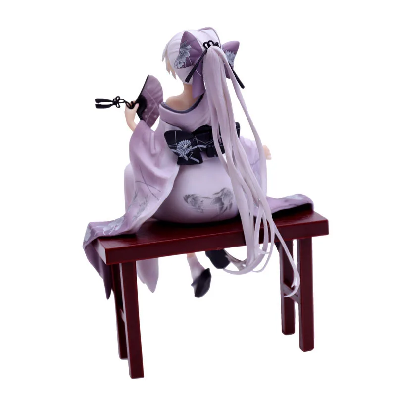 

Japanese PVC Figure Collectible Model Toy Yosuga No Sora Sora Kasugano Kimono Ver. Sitting Doll Toy Home Decoration Accessories