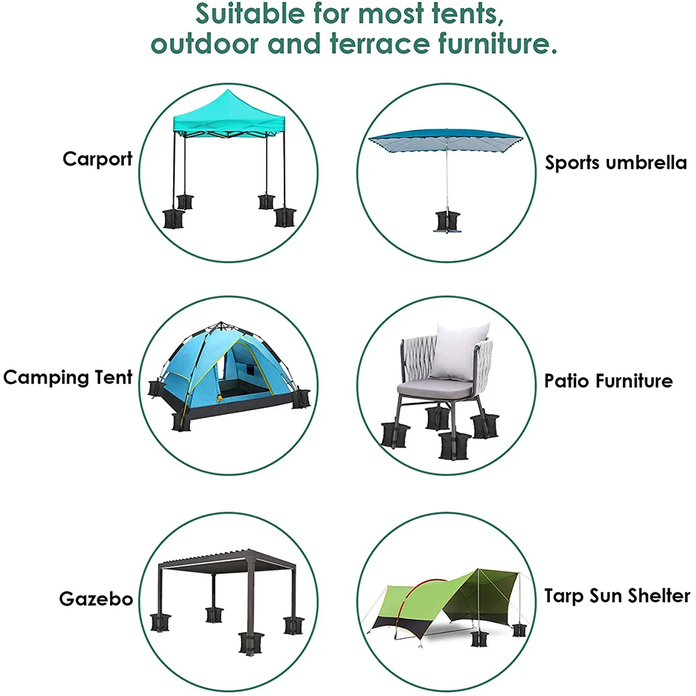 

Sand Bag Outdoor Sunshade Fixed Sandbag Outdoor Tent Base Load Bag Windproof Sandbag Fixed Sandbag Stand Base For Hotel Pools