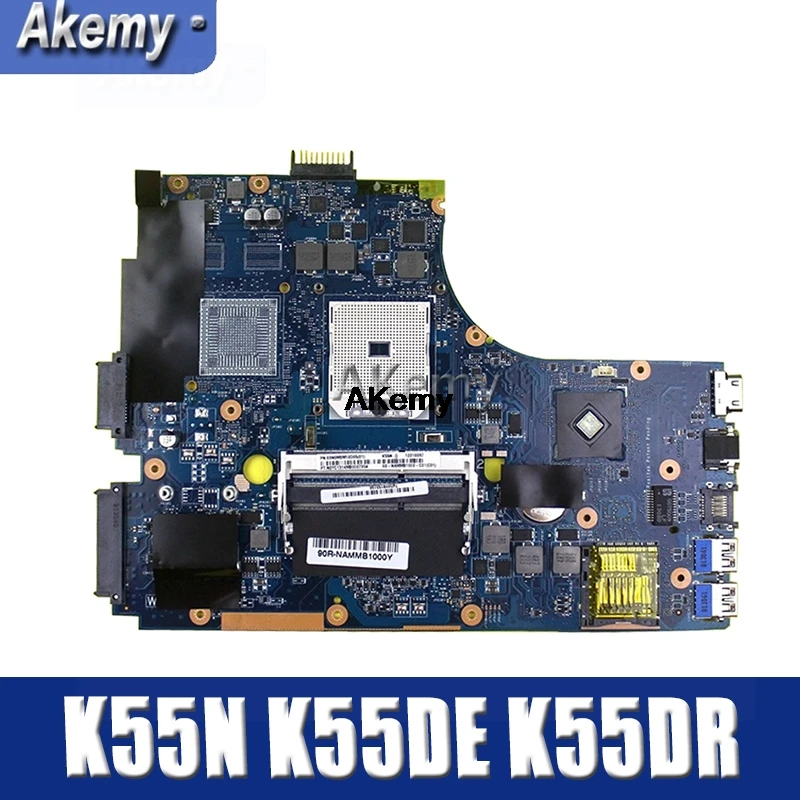 Материнская плата Amazoon K55N для ноутбука ASUS K55N K55DE K55DR K55D K55, оригинальная материнская плата