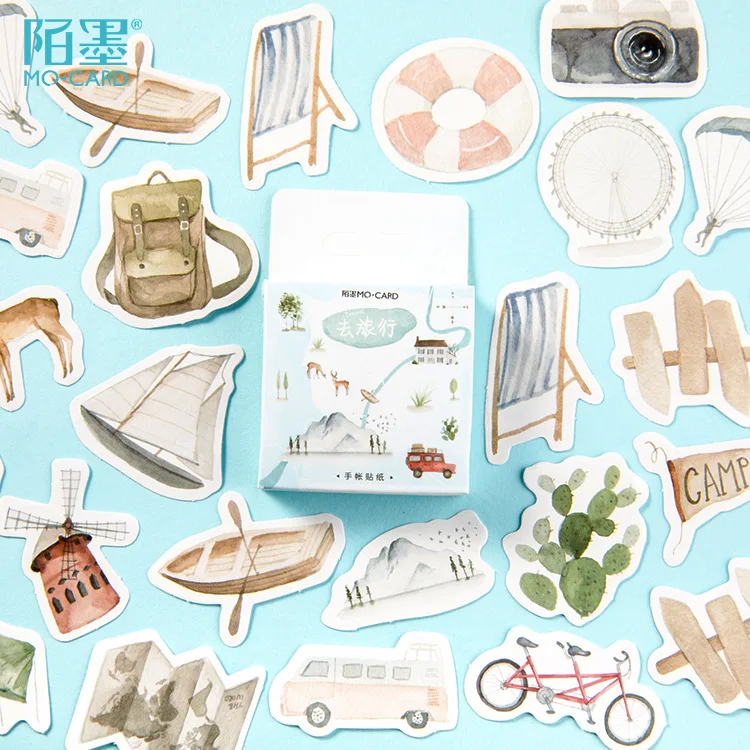 Go Journey Travel Bullet Journal Декоративные Канцелярские наклейки Скрапбукинг DIY дневник
