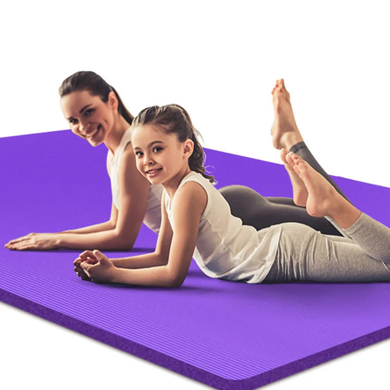

73"x47"x15MM Large Size rubber Soft Non-Slip Yoga Mat Fitness Pilates Exercise Mat Family Multiple people Baby Crawling Mat