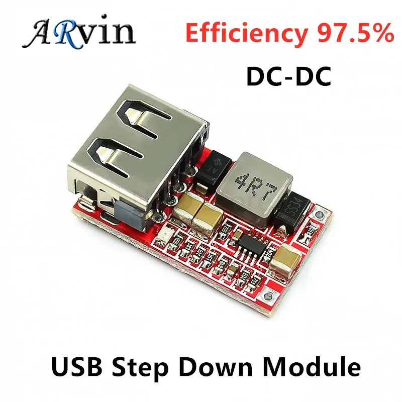 Понижающий модуль USB 6 24 в 12 В 5 В|Соединители| |