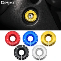 car styling engine start stop button ignition circle cover case for volkswagen polo vw vw golf mk5 tiguan ring auto accessories