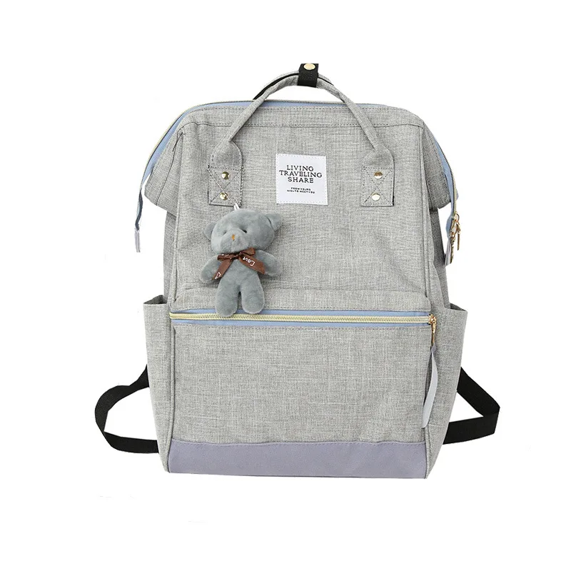 SMALL GRAY SHYAA, рюкзак для отдыха, дорожная сумка, многофункциональная сумка для мам, ткань Оксфорд, водонепроницаемый женский рюкзак для студентов, школьная сумка - Цвет: SMALL GRAY