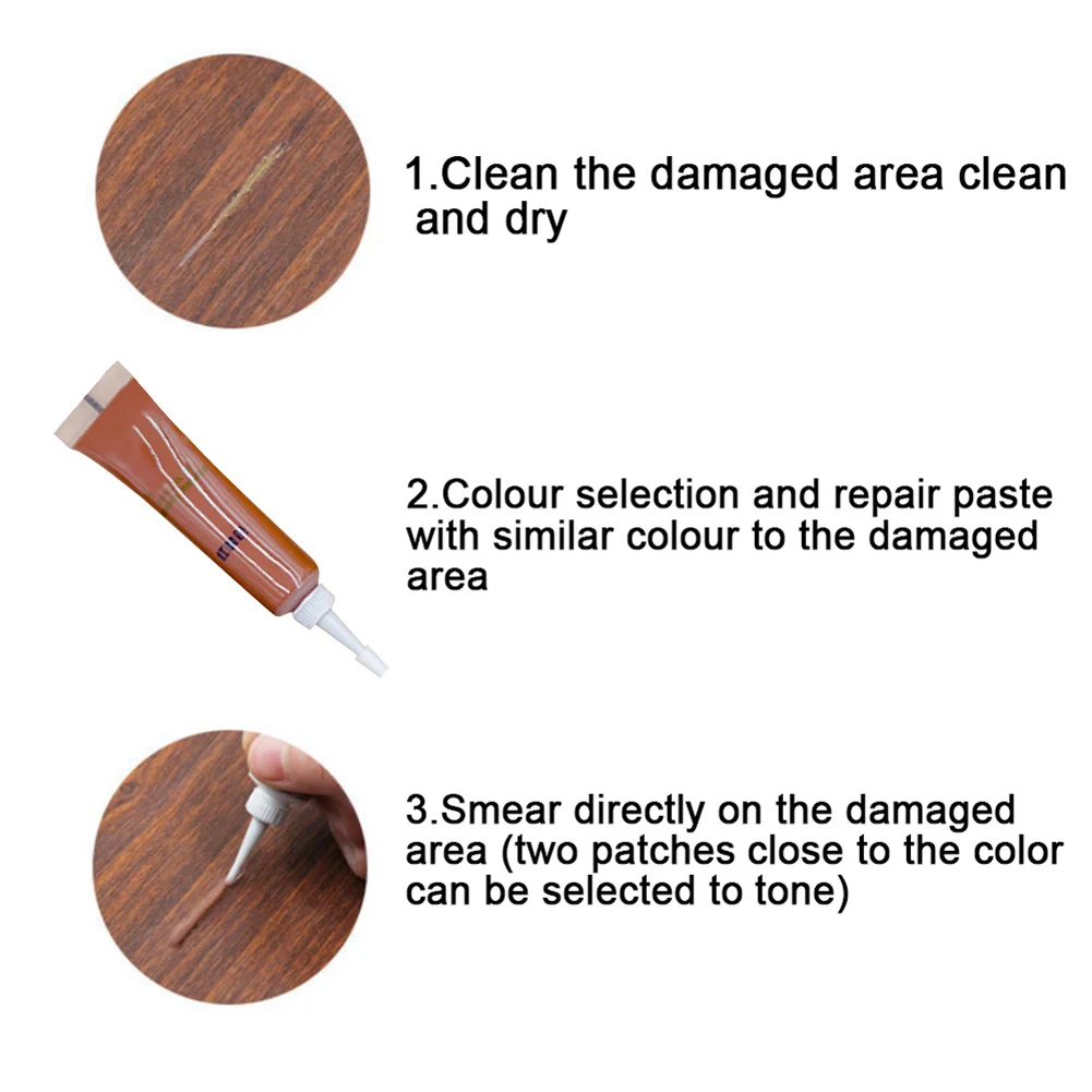 Новая деревянная мебель трогательный Комплект Маркер Крем Воск царапины